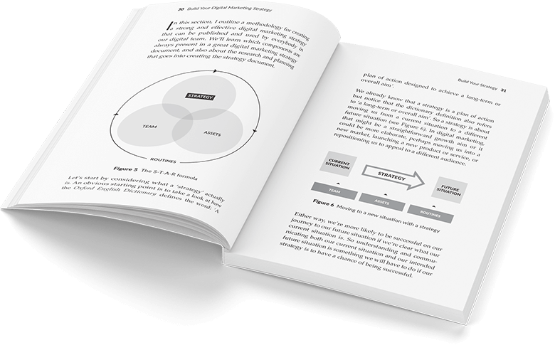 Open book showing 4 pillars